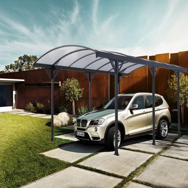 Carport CHALET&JARDIN en Aluminium Sunny - 1 Voiture