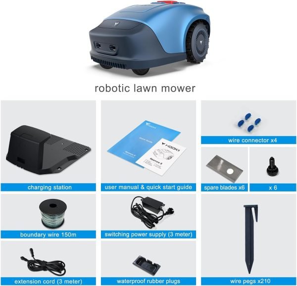 Robot Tondeuse HOOKII pour Jardins Jusqu’à 1000m² – Image 5