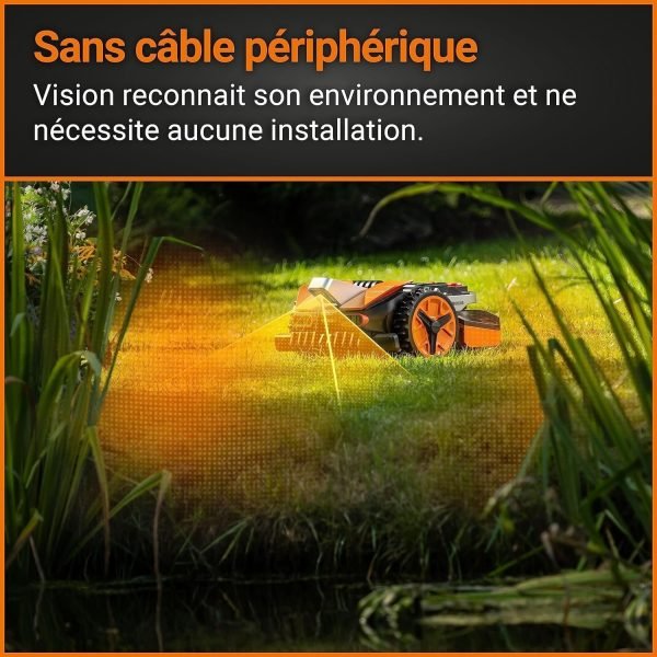 Robot Tondeuse connecté - LANDROID Vision - 1600 m² - WR216E – Image 3