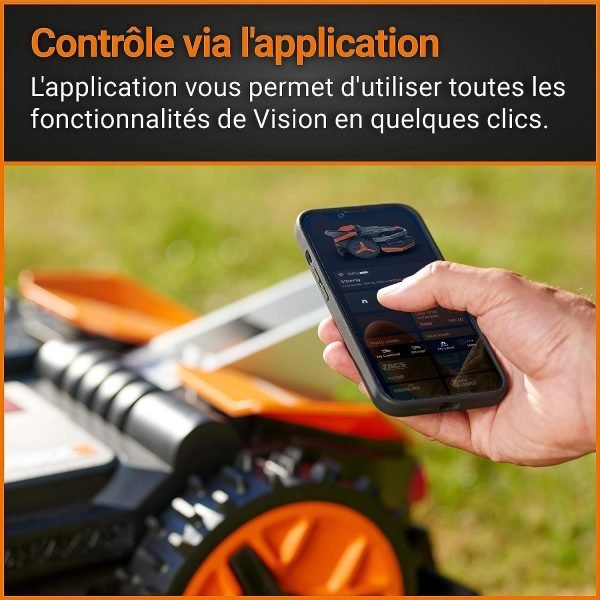 Robot Tondeuse connecté - LANDROID Vision - 1600 m² - WR216E – Image 5