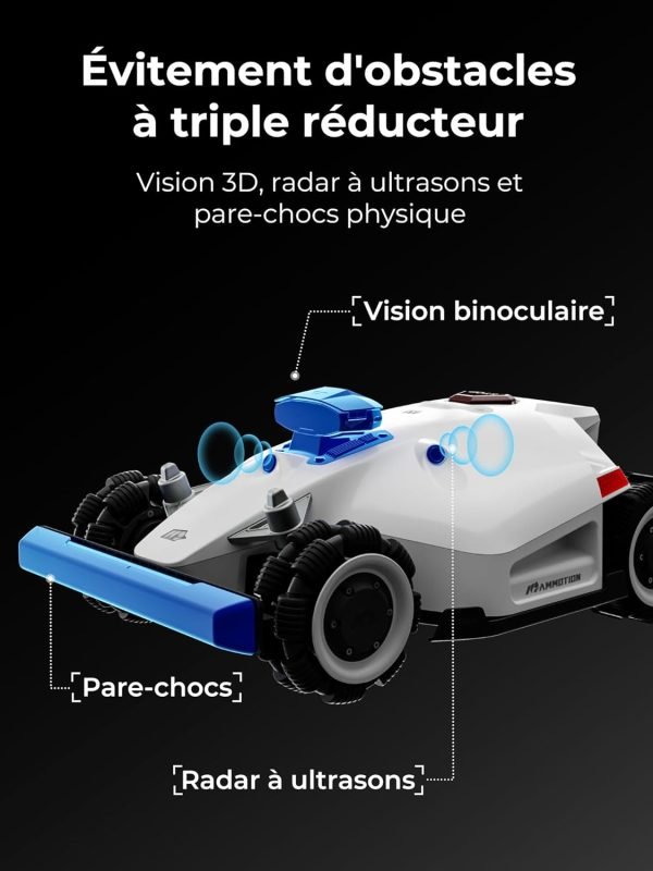 LUBA 2 AWD 5000 Robot Tondeuse - Jusqu'à 5000 m², Gère des Pentes de 80 %, Installation sans Fil – Image 8