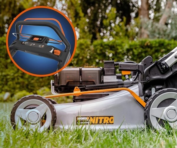 Tondeuse à gazon Brushless sans fil 80V-4,20V,4Ah - WG761E – Image 4