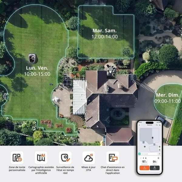 Navimow i105E Robot Tondeuse sans Fil périphérique 500 m² – Image 4