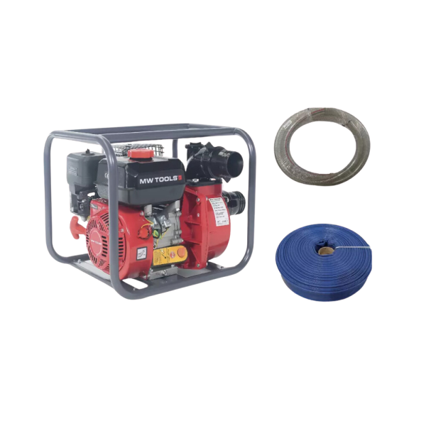 Pompe à eau avec tuyaux 3'' 48000 l/h MW Tools – Image 2