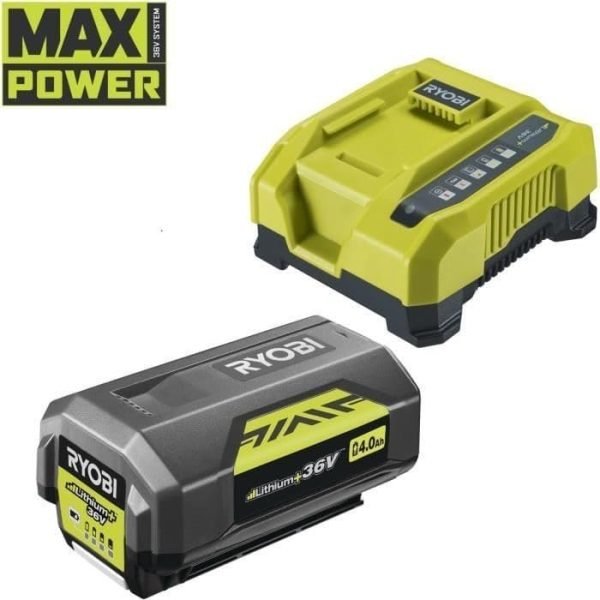 Souffleur RYOBI 36V Max Power - 1 batterie LithiumPlus 36V 4.0Ah – Image 2
