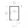 Abri bois Bali 120 X 180 - 14 mm – Image 5