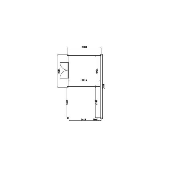 Abri de jardin en bois composite bois vieilli 9m² + 9m² terrasse - Woodlife Garden – Image 5