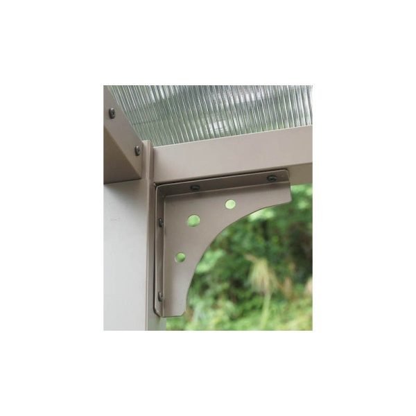 Carport Aluminium et Polycarbonate 6mm ANTI-UV pour 1 Voiture - Habrita, 14,62m² – Image 8