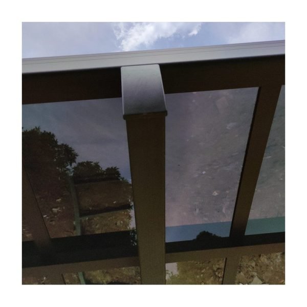 Carport double 30m² en aluminium et polycarbonate transparent EAGLE – Image 5