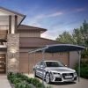 Carport en Aluminium Anthracite X-METAL - Dimensions 3×6,47m, Toit en Polycarbonate 6mm – Image 8