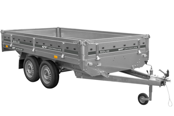 Remorque 2 Essieux UNITRAILER SOLID 300/2 PTAC 750 kg