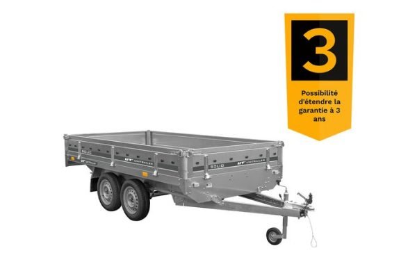 Remorque 2 Essieux UNITRAILER SOLID 300/2 PTAC 750 kg – Image 7