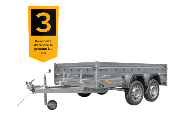 Remorque voiture 2 essieux 264×150 EXPERT 2615/2 PTAC 750 KG – Image 8