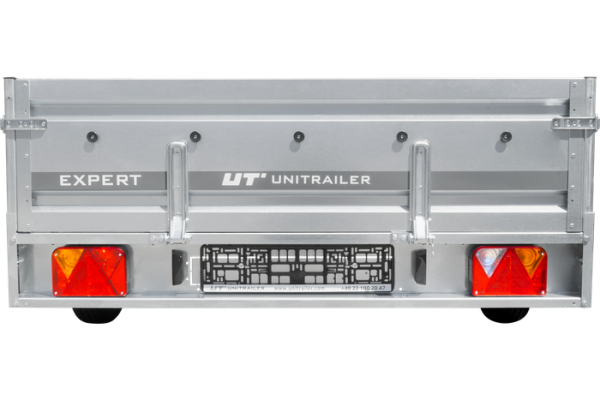 Remorque voiture 2 essieux 264×150 EXPERT 2615/2 PTAC 750 KG – Image 2