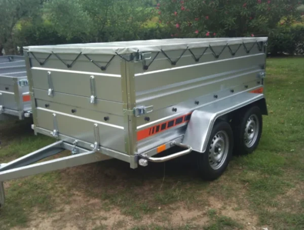 Remorque Bagagère boro 2 Essieux 750 kg – Conduite Sans Permis E – Image 2