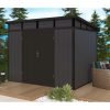 Abri de jardin en bois composite 19,2mm anthracite 5,95m² GORDON skylight – Image 2
