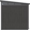 Abri de jardin en bois composite 19,2mm anthracite 5,95m² GORDON skylight – Image 6