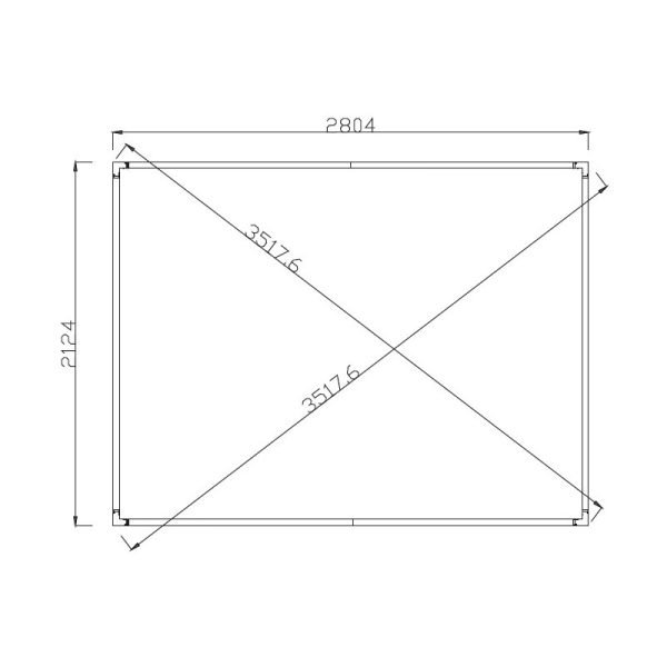 Abri de jardin en bois composite 19,2mm anthracite 5,95m² GORDON skylight – Image 7